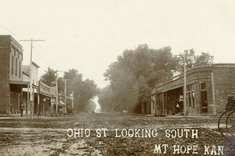 Vintage photo of Ohio St. looking South